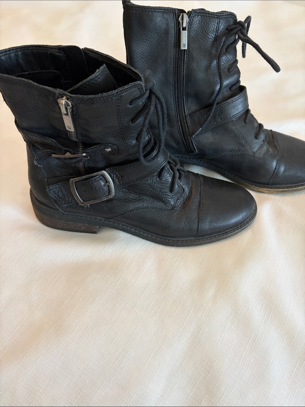 Lucky Brand Leather Boots 9 1/2